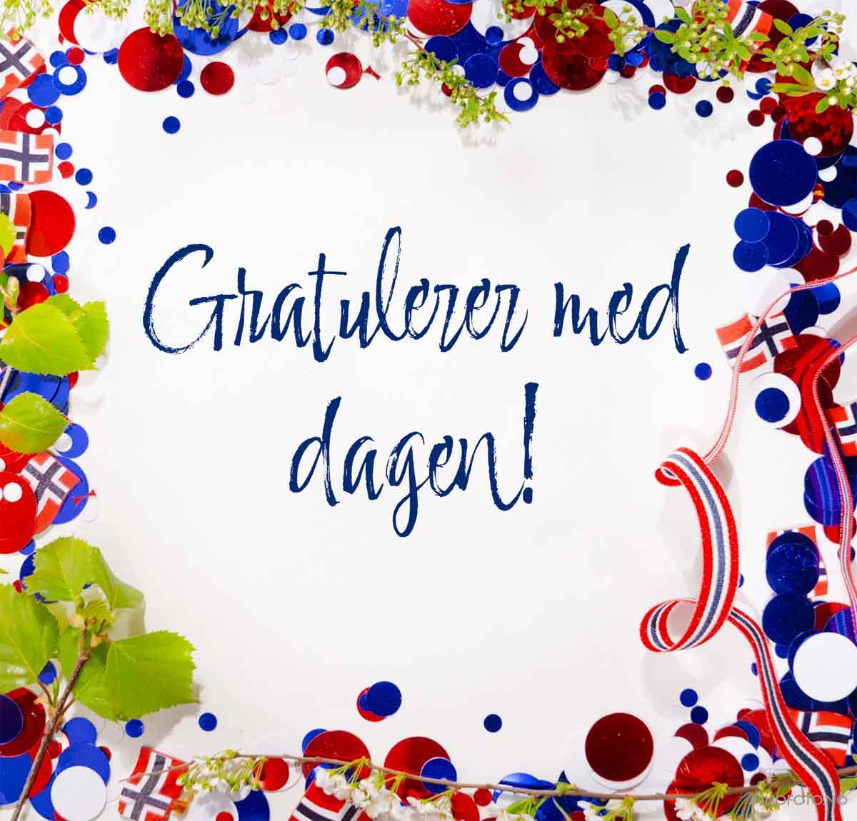 Gratulerer med dagen