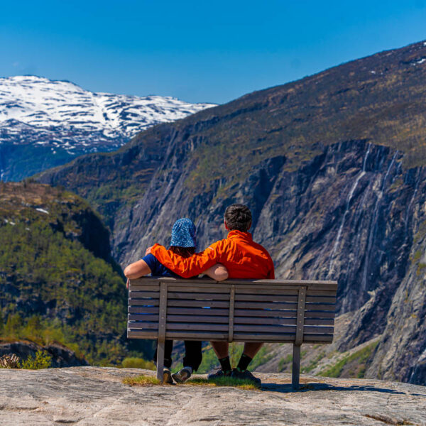 Vøringsfossen - nyter utsikten