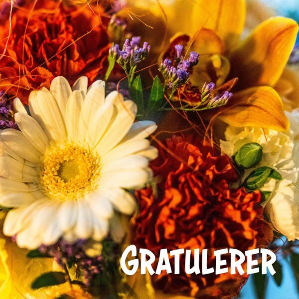 Gratulerer - blomster